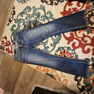 BKE Women's Boot Cut Jeans - Blue